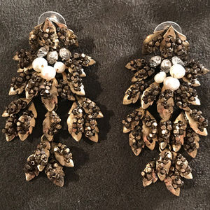 J Crew Cluster Drop Earrings
